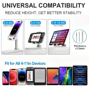 Foldable & Adjustable Mobile Phone and Tablet Stand | Flexible Desktop Mount & Lazy Bracket Support for All Devices (Random Color) - Image 4
