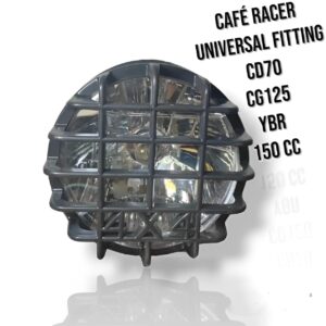 Cafe racer headlight for 70cc and 125cc bikes Simple to set up Headlight for bikes - Image 1