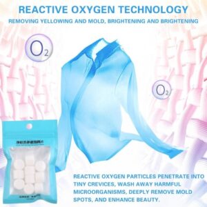 10 Pcs Explosive Salt Cleaning Laundry Remove Yellowing Leaving Fragrance Cleaning Tablets - Image 5