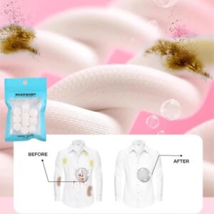 10 Pcs Explosive Salt Cleaning Laundry Remove Yellowing Leaving Fragrance Cleaning Tablets - Image 3