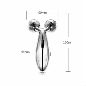3D Face Massager Roller ? 360? Rotation Handheld Y-Shape Plastic Tool for Face Lifting, Anti-Wrinkle, Skin Firming, and Full Body Relaxation | NM-091 ( Random Color ) - Image 4