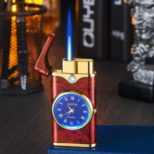 Refillable Fancy Watch Lighter | Best Quality Watch Lighter | Metal Lighter ( Random Color ) ( Without Box ) - Image 3