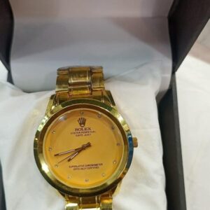 Rolex Men's Formal Quartz Wrist Watch with Stainless Steel Strap ? 40mm Round Case ( Without Box ) - Image 1