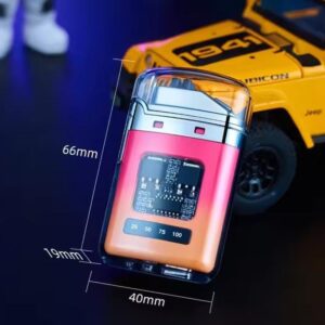 Electric Lighter - Charging Lighter Creative Personality - Cigarette Lighter | Electric Rechargeable Cigarette Lighter ( Random Color ) - Image 3