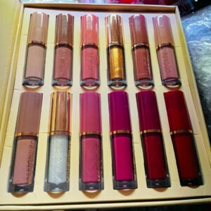 12 Pcs Mocallure Transparent Clear Lip Gloss | High Pigment Lipgloss Set | Best Quality Lipgloss Set - Image 1