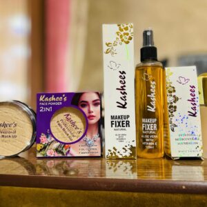 3 in 1 Kashee's Deal, Foundation, Compact Powder, & Fixer (random shades) - Image 1