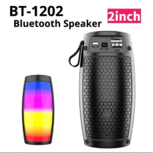 1202 Wireless Bluetooth Speakers Home Outdoor Portable Small Speaker Subwoofer Car Audio Bass MP3 Player Sound System LED Lights - Image 2