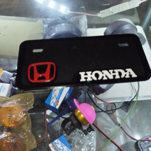 1 Piece Honda blank fancy Back number plate | Blank Number Plate for All CD 70 bikes - Image 2