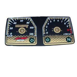 Speedometer Dial Plate For Gold Edition 125cc Motorcycle | Dial Plate for 125cc Bikes - Image 3