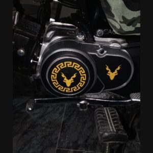 CD70 Engine Sticker Kit for Motorcycle ? Black Color, (Sticker Only) - Image 2