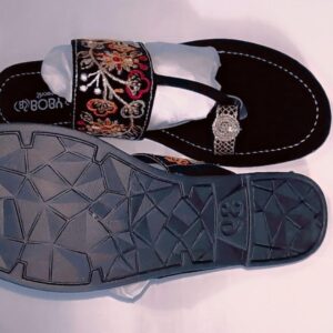 Kolhapuri Slipper Design No. 25-79 ? Classic Black Handcrafted Footwear (With Box ) - Image 3