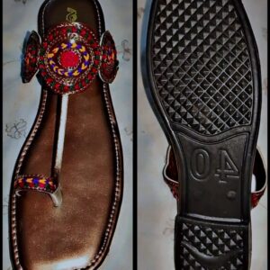 Kolhapuri Slipper Design No. 25-80 ? Elegant Brown Handcrafted Footwear (With Box ) - Image 2
