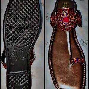 Kolhapuri Slipper Design No. 25-80 ? Elegant Brown Handcrafted Footwear (With Box ) - Image 3