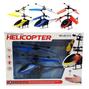 Infrared Induction LED Helicopter ? Hand Sensor Controlled, Rechargeable Flying Toy | Helicopter For Children | Toy For Baby - Random Color - - Image 4