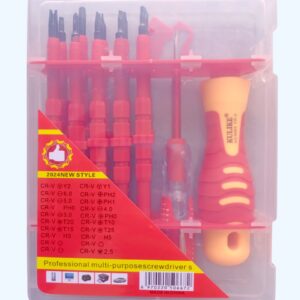 23 in 1 Insulated Screwdriver Set Slotted Screwdriver Bits Kit With Tester Pen Electricians Hand Tools - Tool Set - Image 3