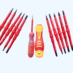 23 in 1 Insulated Screwdriver Set Slotted Screwdriver Bits Kit With Tester Pen Electricians Hand Tools - Tool Set - Image 4