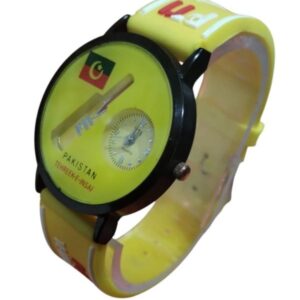 Combo Deal Of Stylish White T-Shirt with Cute Design & PTI Wrist Watch ? Best Quality T-Shirts & Wrist Watch For Boys | T-Shirt For Men | Qaidi Number 804 T-Shirt + PTI Watch - Analog Watch - Image 3