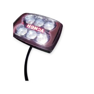 12 Volt LED Headlight Panel with Glowing Monogram & Indicators for Motorcycle - Best Quality LED Headlight Panel with Glowing Monogram - 125 & CD 70 Headlight - With Box? - Image 4