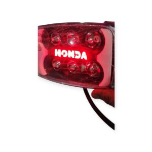 12 Volt LED Headlight Panel with Glowing Monogram & Indicators for Motorcycle - Best Quality LED Headlight Panel with Glowing Monogram - 125 & CD 70 Headlight - With Box? - Image 5