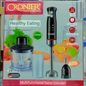 CRONIER Professional 4-in-1 Hand Blender Set | Chopper, Blender, Coffee & Egg Beater, Whisker | Best Quality Hand Blender Set CR-1115 Hand Blender - Image 5