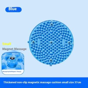 Circular jogging finger press board, foot massage foot pad, adult toe press board, meridian through soft silicone pedal board (Blue) - Image 4