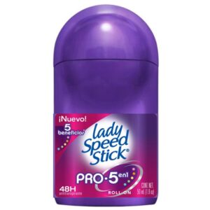 Pack Of 01 - Purple 5 in 1 Pro Lady Speed Stick Invisible Dry Power Antiperspirant Deodorant Roll-On, Fresh Fusion - 50ml - Image 5