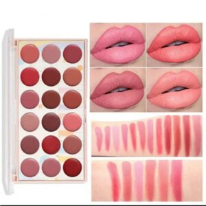 Moccallure Professional 18-Colors Lipstick Kit ? Long-Lasting, Hydrating & Compact | Unisex Makeup Set - Image 4