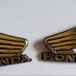 2 Pcs Fuel Tank Honda Monogram Pair Markay Universal - Honda Tanki MonoGram | CD 70 Motorcycle Monogram - Image 1