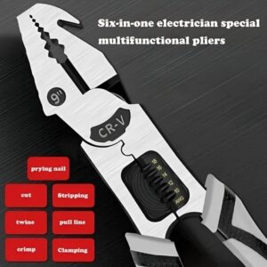 Plier - 5 in 1 Multifunctional Plier | Best Quality Plier For Electric Work | Plier For Household Use & Mechanical Use - Image 4