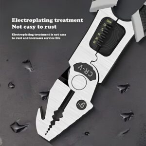 Plier - 5 in 1 Multifunctional Plier | Best Quality Plier For Electric Work | Plier For Household Use & Mechanical Use - Image 3