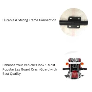 Single Side Open Safety Guard Stick for CD 70cc Fancy Rod Openable Crash Guard | Best Quality Safety Guard Stick ( random color) - Image 4