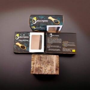 Safwa Organics Charcoal Soap ? Deep Clean Detox Bar ? Organic Handmade Glow Detox Soap | Best Quality Soap - Image 3