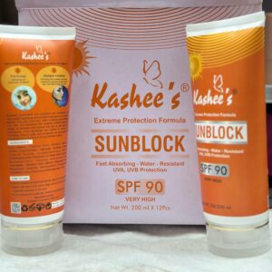 1 Pc Kashee?s Sunblock SPF 90 ? Extreme Protection Formula | Fast Absorbing Water Resistant UVA, UVB Protection 200ml - Image 1