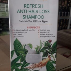 De-Hoi  Refresh Anti-hair Loss Shampoo Ginger Hair Care Shampoo Helps Stop Hair Loss 450ml - Image 2