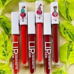 6-Piece Matte Lip Gloss Set ? Multicolor Shades, Long-Lasting Liquid Formula, Velvet Finish - Random Shades (without box) - Image 3