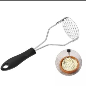 Potato Masher Stainless Steel Manual Kitchen Vegetable Ricer Fruit Banana Egg Crusher Tool - Random Color - Image 4