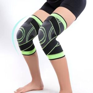 1 Pc Knee Support Patela Belt Elastic Bandage Tape Sport Strap Straps Knew Pad Protector Band For Knee Brace (random color) - Image 3