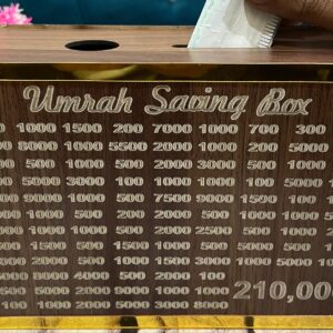 Umrah Saving Box - Box For Umrah Saving | Umrah Saving Box - Best Quality Umrah Saving Box - 210,000 Umrah Saving Box ( Random Design ) - Image 1