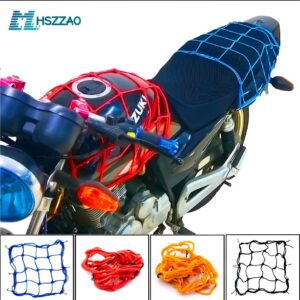 Motorcycle Flexible Cargo Net ? Helmet Holder & Luggage Mesh with Hooks (random color) - Image 2