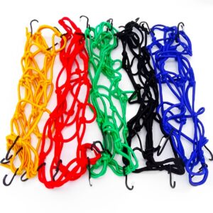 Motorcycle Flexible Cargo Net ? Helmet Holder & Luggage Mesh with Hooks (random color) - Image 3