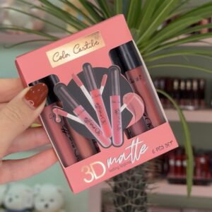 Color Castle 3D Matte Long Lasting Lipgloss [Pack of 6] | 3D Matte Lipgloss - Image 3