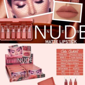 Nude Shade Velvet Matte Lipstick [Pack Of 6] | Matte Lispsticks Pack - Image 2
