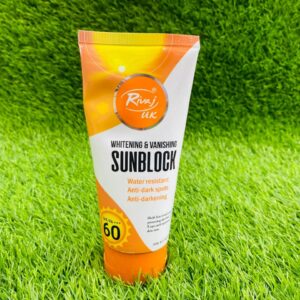 Rivaj Sunblock Whitening & Vanishing SPF60 Ideal for all skin types [150ml] - Image 1