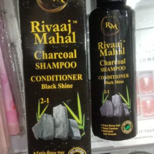 Rivaaj Mahal Charcoal Shampoo + Conditioner ? Black Shine Formula for Deep Clean & Smooth Finish - Image 3