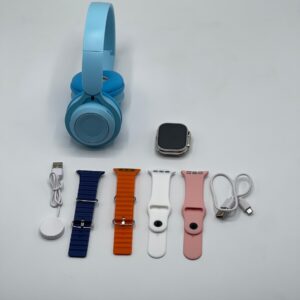 Ultra 2 Smart Watch Bundle ? Includes Free P47 Wireless Headphone + 7 Interchangeable Straps - Image 1