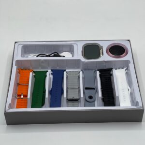 Ultra 2 - Crown K16 - Watch Bundle ? Includes Free P47 Wireless Headphone + 7 Interchangeable Straps - Image 2