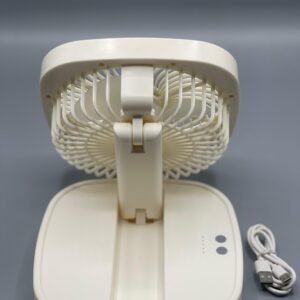 Jiake - Folding Storage Lamp Fan 2000 mah  | JK-F670 | Portable Handheld Fan | Mini Handheld Fan easily Carrieable for Personal Usecases | USB Rechargeable Fan - Image 4