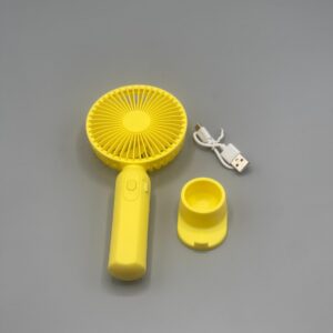 Mini Portable Handheld Fan | Compact Fan easily Carrieable for Personal Usecases | USB Rechargeable Fan (Random Color) - Image 5