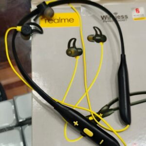 Realme Wireless Stereo Neckband Headset ? Bluetooth 5.0 | Deep Bass, Long Battery, Sweatproof Earphones (Copy) - Image 2