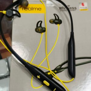 Realme Wireless Stereo Neckband Headset ? Bluetooth 5.0 | Deep Bass, Long Battery, Sweatproof Earphones (Copy) - Image 1